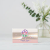 Elegante moderne Luxus Berufliche französische Mac Visitenkarte (Stehend Vorderseite)