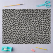 Elegante, moderne Luxus-Kollektion Weißer Leopard Seidenpapier (Basteln)