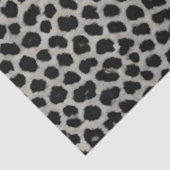 Elegante, moderne Luxus-Kollektion Weißer Leopard Seidenpapier (Ausschnitt)