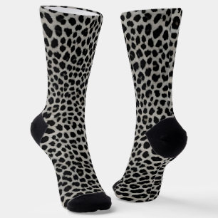 Elegante, moderne Luxus-Kollektion Weißer Leopard Socken