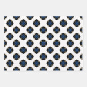 Elegante moderne Marine und Weiß Geschenkpapier Set (Vorderseite 3)