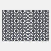 Elegante moderne Marine und Weiß Geschenkpapier Set (Vorderseite 2)