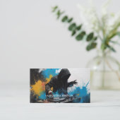 Elegante Moderne minimale DJ-Musik Visitenkarte (Stehend Vorderseite)