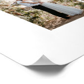 Elegante moderne minimale Foto Collage einfach sau Poster (Ecke)