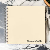 Elegante Moderne, Minimalistische Niedliche Girly  Notizblock