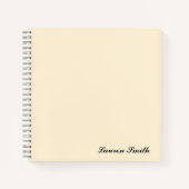 Elegante Moderne, Minimalistische Niedliche Girly  Notizblock (Vorderseite)