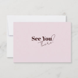 Elegante moderne Minimalistische QR-Hochzeit RSVP Karte