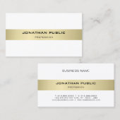 Elegante Moderne Minimalistische Schlicht Luxus Tr Visitenkarte (Vorne/Hinten)