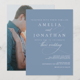 Elegante Moderne Minimalistische Skripteinladung z Einladung