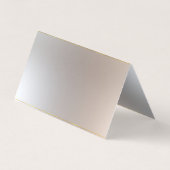 Elegante moderne Monogram Gold Silver Look Templat Visitenkarten (Rückseite)