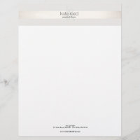 Elegante moderne Monogramm-IMITATE Silber gestreif