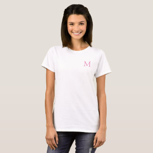 Elegante, moderne Monogramm-Vorlage - Frauen als G T-Shirt