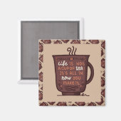 Elegante moderne Motivation Beste populäre Botscha Magnet (Vorderseite/Rückseite)