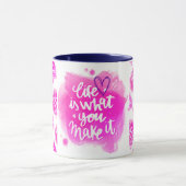 Elegante moderne Motivation Beste populäre Botscha Tasse (Zentrum)