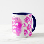 Elegante moderne Motivation Beste populäre Botscha Tasse (VorderseiteRechts)