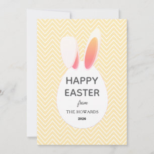 Elegante moderne Muster Frohe Ostern Foto Feiertagskarte