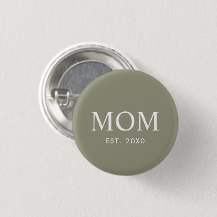 Elegante moderne Mutter etabliert Button