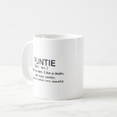 Elegante moderne Niedliche Funtie Definition Foto Kaffeetasse (Vorderseite Links)