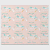 Elegante Moderne Ostern Personalisiert Geschenkpapier (Flach)