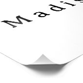 Elegante, moderne Paare - Begrüßungszeichen Fotodruck (Ecke)