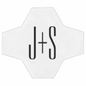 Elegante, moderne Paare | Weiß und Schwarz Fußball (Flach)