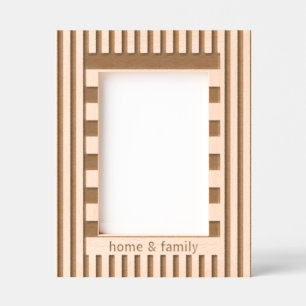 Elegante Moderne Personalisierte Familie und Freun Geätzte Rahmen