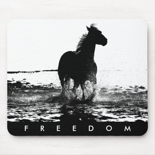 Elegante Moderne Pop Reiten Mousepad (Vorne)