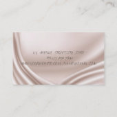 Elegante moderne Professionalität, Silhouette Visitenkarte (Rückseite)