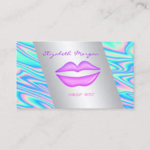Elegante moderne professionelle holografische Lipp Visitenkarte
