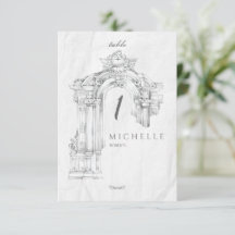 Elegante moderne römische Minimalistische Tafelkar