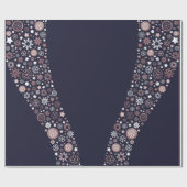 Elegante moderne rosa metallische geschenkpapier (Flach)