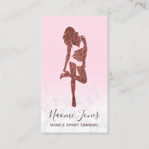 Elegante moderne Rose aus Kupfer Gold Glitzer Spra