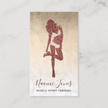 Elegante moderne Rose aus Kupfer Gold Glitzer Spra