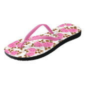 Elegante Moderne Rose Badesandalen (Schrägansicht)