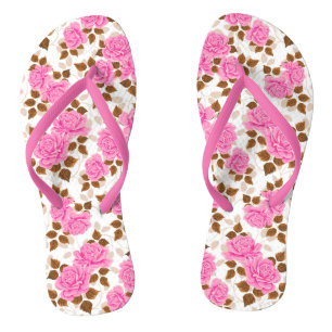 Elegante Moderne Rose Badesandalen