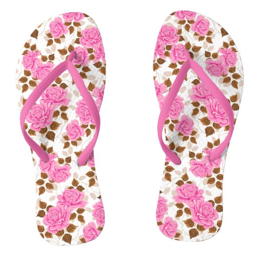 Elegante Moderne Rose Badesandalen (Fußbett)