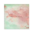 Elegante, moderne Rose Gold Aquarell-Künstler