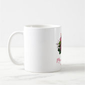Elegante, moderne Rose, goldene Trauzeugin Kaffeetasse (Links)