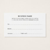 Elegante Moderne Rose Schwarz-weiße Streifen (Rückseite)