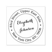 Elegante moderne Rücksendeadresse Personalisiert Permastempel (Design)