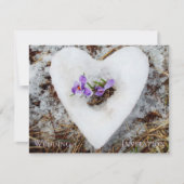 Elegante moderne rustikale Blume Frühjahr Winterho (Vorderseite)