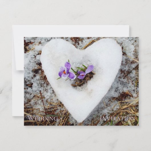 Elegante moderne rustikale Blume Frühjahr Winterho (Vorderseite)