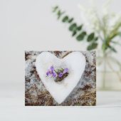 Elegante moderne rustikale Blume Frühjahr Winterho (Stehend Vorderseite)