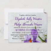 Elegante moderne rustikale Blume Frühjahr Winterho (Rückseite)