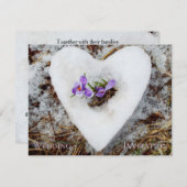 Elegante moderne rustikale Blume Frühjahr Winterho (Vorne/Hinten)