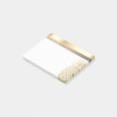 Elegante Moderne schicke Ananas - Personalisiert Post-it Klebezettel (angewinkelt)