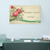 Elegante Moderne schicke Blume Banner (Messeveranstaltung)