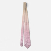 Elegante moderne schicke ombre Rose Gold Glitzer M Krawatte (Rückseite)