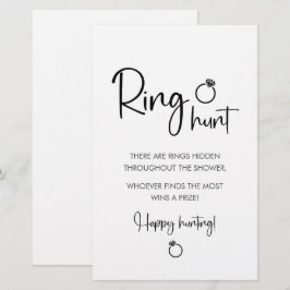 Elegante moderne Schrift | Ring Hunt Sing