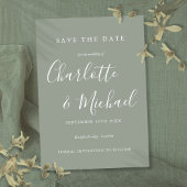 Elegante moderne Schrift Save The Date